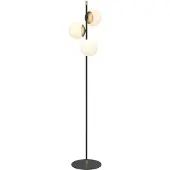 Maytoni Stehleuchte Nostalgia in Gold-matt E14 3-flammig