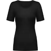Mey T-Shirt Serie Wool Love Schwarz | Größe 42/44