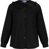 Dreimaster Damen Bluse in Schwarz | Gr.: L