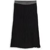 Tom Tailor Plisseerock in Schwarz - 38