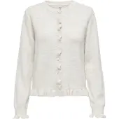 JDY Strickjacke "JDYLETTY L/S ON FRILL CARDIGAN KNT NOOS"