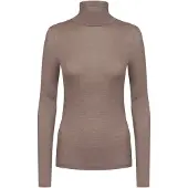 Mey Langarm-Shirt Serie Wool Love Deep Taupe | Größe 34/36
