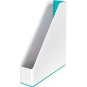 Leitz Stehsammler WOW Duo Color, weiß/eisblau