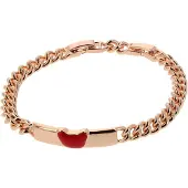 NAEMI Women Bracelet in Rose Gold Red | Gr.: onesize