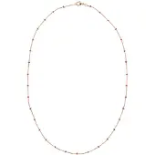 NAEMI Women Necklace in ROSE GOLD RED | Gr.: onesize