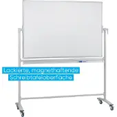 Franken Whiteboard Mobil mit Drehfunktion Stahl