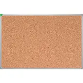 Franken Korktafel U-Act! Linie, Wandmontage im Hoch- & Querformat, Aluminiumrahmen, 400x600 mm