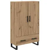 vidaXL Highboard Artisan-Eiche 69,5 x 30 x 115 cm Holzwerkstoff