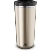 Alfi Thermobecher "ISO COFFEE MUG PRO, absolut dicht, spülmaschinenfest" 0,38l, 6h heiß & 12h kalt, mit Druckknopf & Teebeutel-Aufhänger