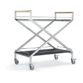 Solpuri Trolley one Bar trolley Edelstahl/White