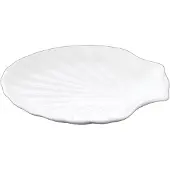 Wilmax Fischplate 25.5 cm aus Porzellan, Weiß, 4er Set