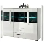 Furn.Design Highboard in weiß Hochglanz Kommode 160 x 126 cm Design-D