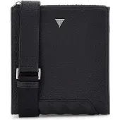 GUESS Torino Flat Umhängetasche Schwarz Mann Schwarz One Size