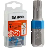 Bahco 1/4´´ Standard-kegelschraubendreher-bits Für T25 Torx-kopfschrauben 10 Einheiten