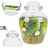 Tragar Glas-Einmachglas zum Einlegen hermetisch 10L
