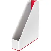 Leitz Stehsammler WOW A4 weiss/rot