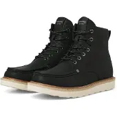 Jack & Jones 12257971_212_41, Stiefel, Schwarz, Anthrazit, Rundzeh, Schnürverschluss, Mikrofaser, 100% Mesh