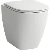 Laufen LUA Stand-Tiefspül-WC, Abgang: waagerecht oder senkrecht, 360x520mm, H8230814000001, Farbe: Weiß mit LCC