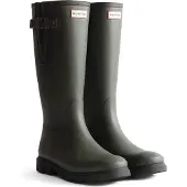 Hunter Downpour verstellbare Gummistiefel für Damen in Dunkeloliv/Schwarz