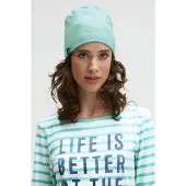 SOCCX Beanie mit Rollsaum