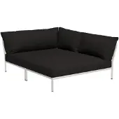 Houe LEVEL 2 Cozy Ecke Kissen rechts Aluminiumgestell