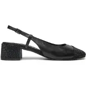 Tory Burch Pumps Cap-Toe Pave Singback Pump 160256 Schwarz 37.5