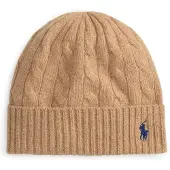 Ralph Lauren für Damen. 455981442004 Braune Mütze aus Wolle und Kaschmir (OSFA), Beige, Lässig, Cachemir