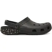 Crocs Clog Classic Studded Clog Unisex Black-Schuhgröße 39 - 40