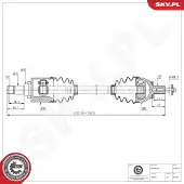 ESEN SKV Antriebswelle 40SKV212