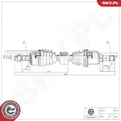 ESEN SKV Antriebswelle 40SKV202