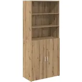 vidaXL Highboard Artisan-Eiche 80 x 42,5 x 185 cm Holzwerkstoff