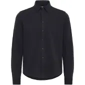Casual Friday Langarmhemd "Langarmhemd CFArkan", Herren, Gr. XL, N-Gr, schwarz (schwarz beauty melange), Obermaterial: 100% Baumwolle CO., Hemden Langarmhemd