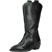 Felmini Stiefel aus echtem Leder, Modell JOANNA E269, mit Western-Design