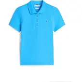 Tommy Hilfiger Poloshirt 1985 WW0WW43225 Blau Slim Fit