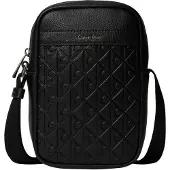Calvin Klein Emblem Emboss Sling Bag Black Größe: OS | Umhängetaschen Outlet | Herren | Schwarz