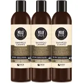 Hello Nature Shampoo mit Kokosöl Pantenol für Haarpflege Bio 3x300 ml