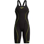 Speedo Fastskin Hyperspark Solid Openback Kneeskin Badeanzug