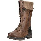 Mustang Shoes Schnürstiefel "Shoes Stiefel Lederimitat/Textil"