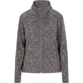 Dreimaster Fleecejacke Damen Grau Melange