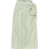 Dreimaster Wickelrock Damen Wollweiss Helloliv