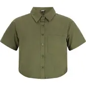 Dreimaster Bluse Damen Oliv