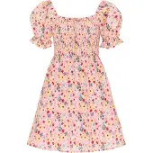 Mymo Sommerkleid Damen Rosa Mehrfarbig