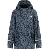 Schmuddelwedda Regenjacke Mädchen Blau Grau Schwarz Leo