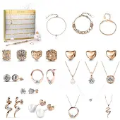 MYC Paris Adventskalender 13 Juwelen und 11 Perlen - Roségold