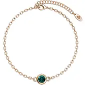 MYC Paris Geburtsstein-Armbänder - Roségold und Dunkelgrün