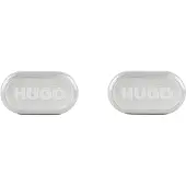 HUGO Manschettenknöpfe E-Classic 50494892 Silberfarben