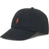 Ralph Lauren für Herren. 710548524012 Schwarze Baumwollkappe aus chinesischem Stoff (OSFA), Lässig, Baumwolle