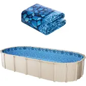 Vevor Ovale Poolfolie