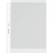 Leitz Prospekthülle 4795, DIN A5, oben offen, 100 Stück, genarbt transparent