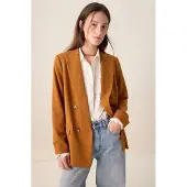 Sissy-Boy Blazer Mit Doppelter Knopfleiste - Braun | Größe: XL